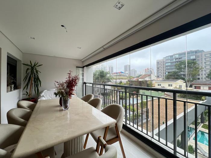 Vista Paulistana Imóveis | Apartamentono Brooklin, 130m, 2 suìtes e 2 Vagas. Prédio Novo. - VPNI1680